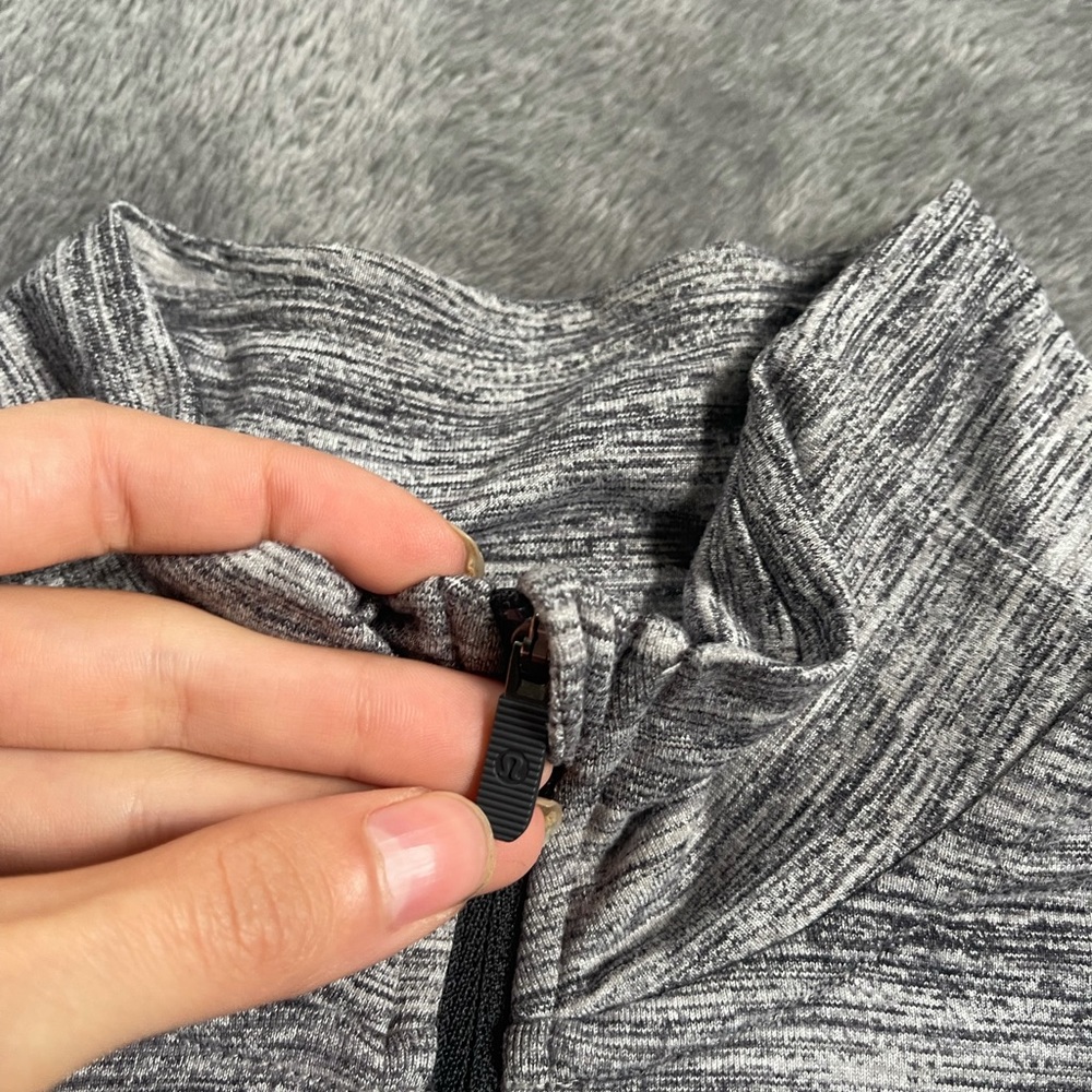 lululemon athletica Gray Quarter-Zip Top - Picture 4 of 8